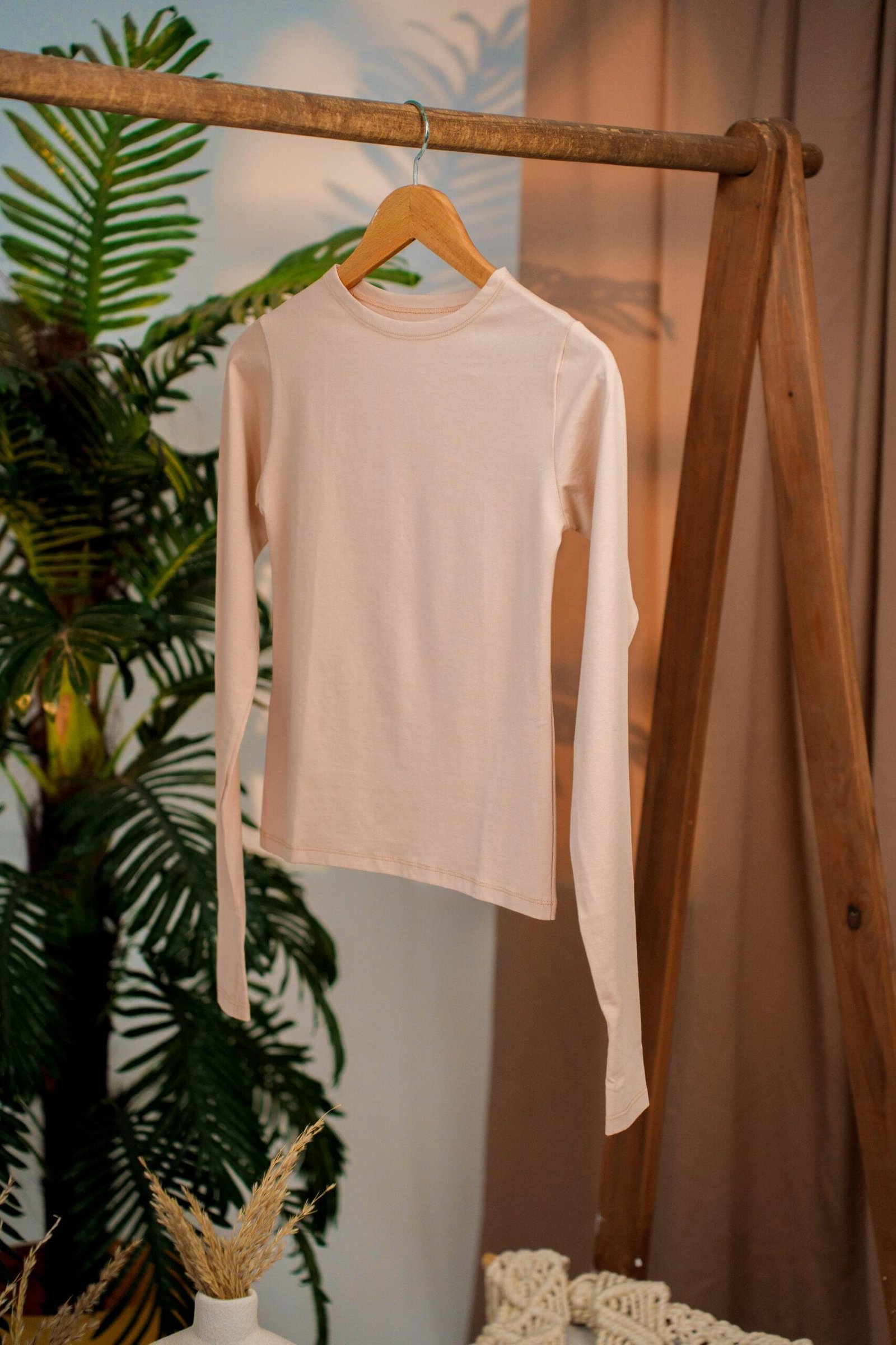 Dors Basic long sleeve Beige