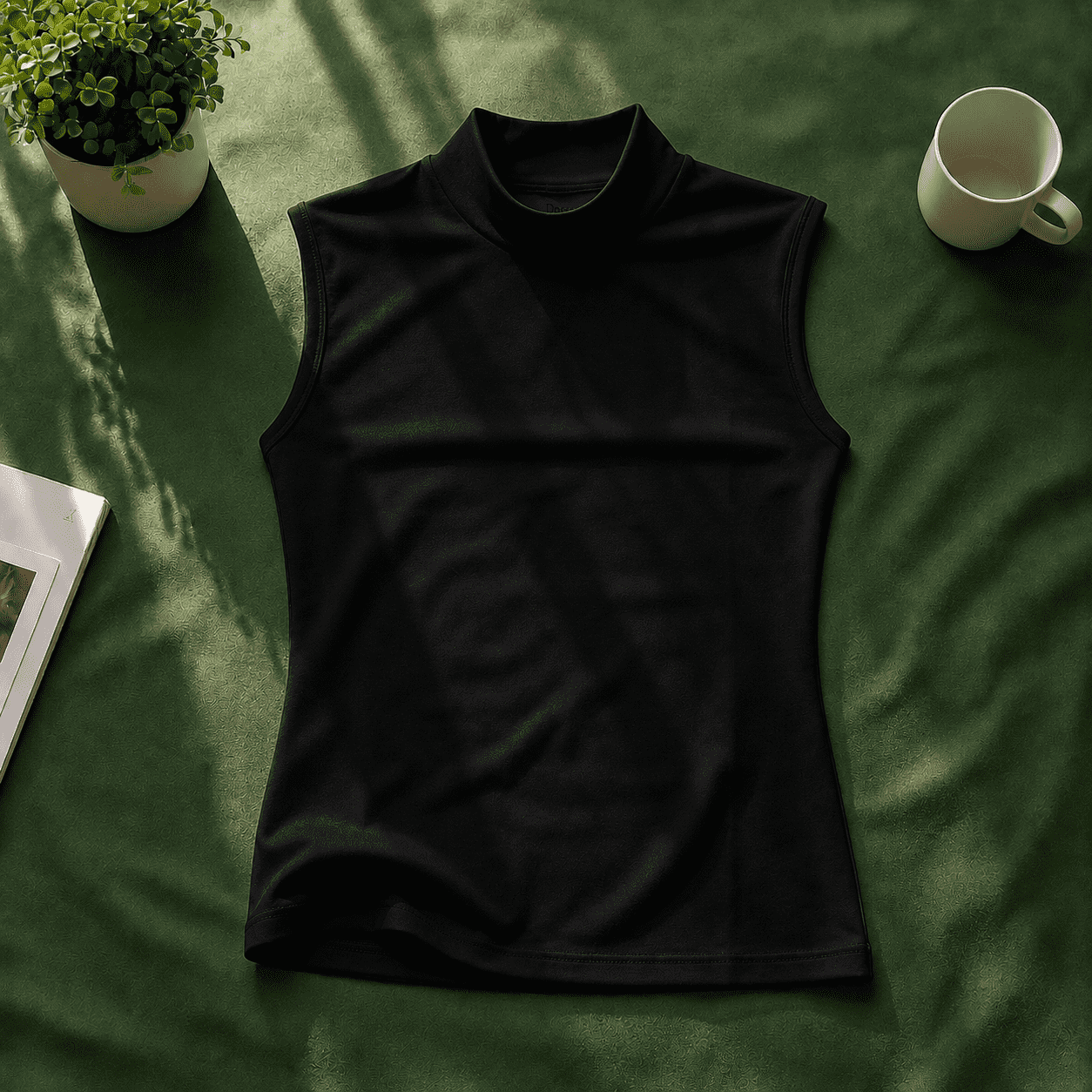 Dors Sleeveless basic black