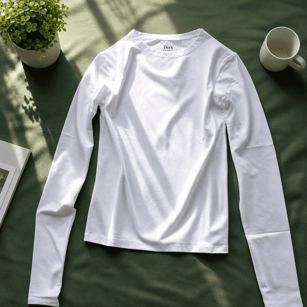 Woman's Basic Full Sleeve Shirt white 2